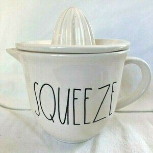 Rae Dunn "SQUEEZE" Juicer Pitcher With Handle by